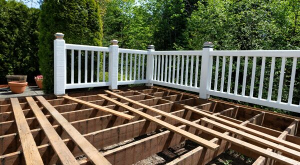 how to fix a deck that is sagging
